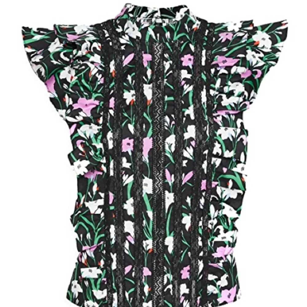 VERONICA BEARD Ruffle Sol Top - Picture 13 of 13